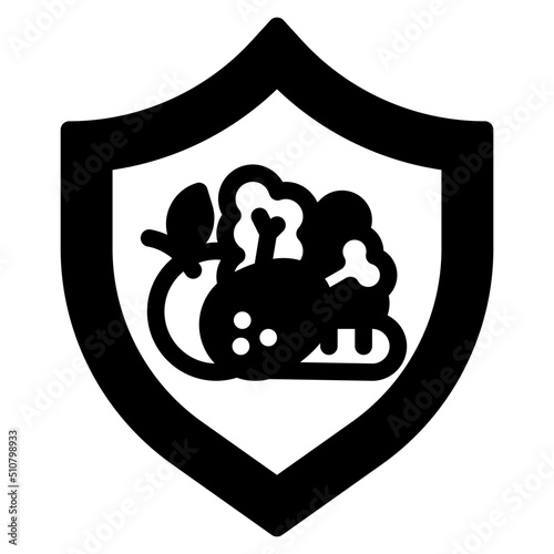 insecurity glyph icon