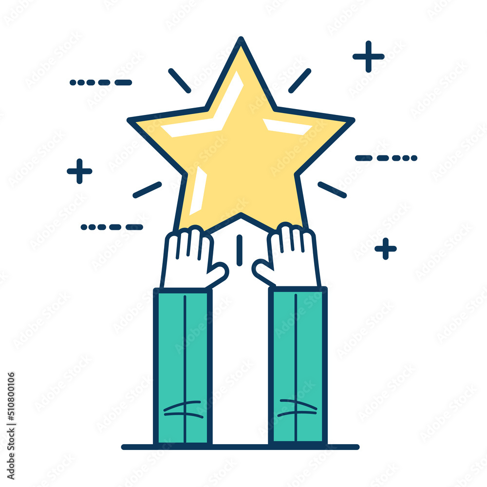 A man holds an award in his hands. Certificate or concept with honors. A man holds an award in his hands. Certificate or concept with honors.