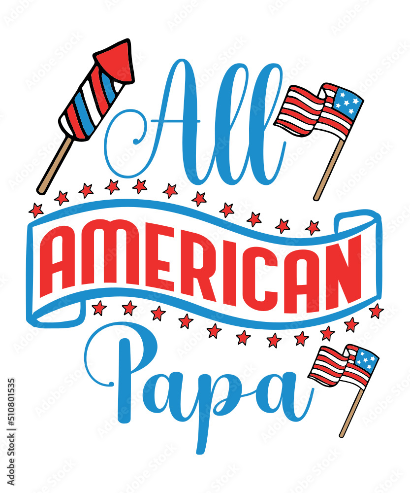 Fototapeta premium Happy 4th Of July SVG, Fourth of July SVG, Cut File /patriotic svg, usa svg, Independence Day, Cut File, Silhouette, Instant Download,4th of July SVG Bundle, July 4th SVG, Fourth of July svg