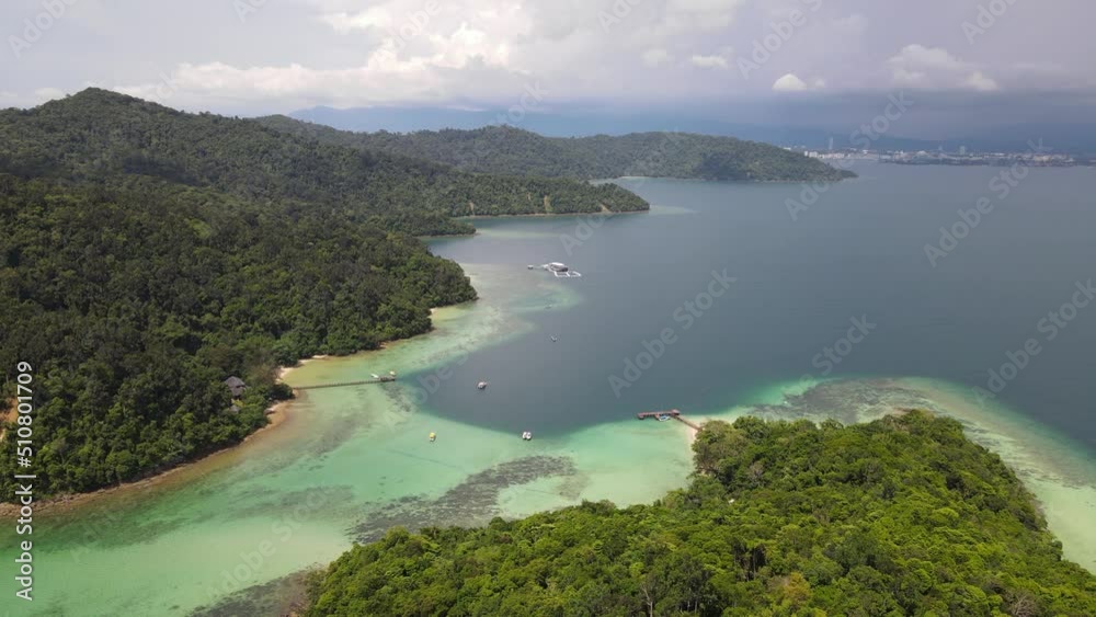 Aerial View of The Manukan, Mamutik and Sapi Islands of Kota Kinabalu, Sabah Malaysia Aerial View of The Manukan, Mamutik and Sapi Islands of Kota Kinabalu, Sabah Malaysia