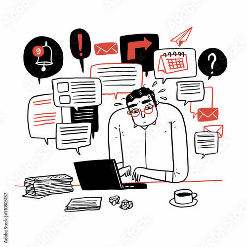 The man obsessed with work