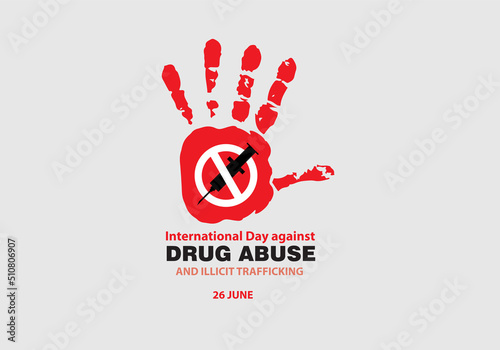 26th June is the International Day to Combat Drug Abuse and Trafficking, which is observed each year on this day.