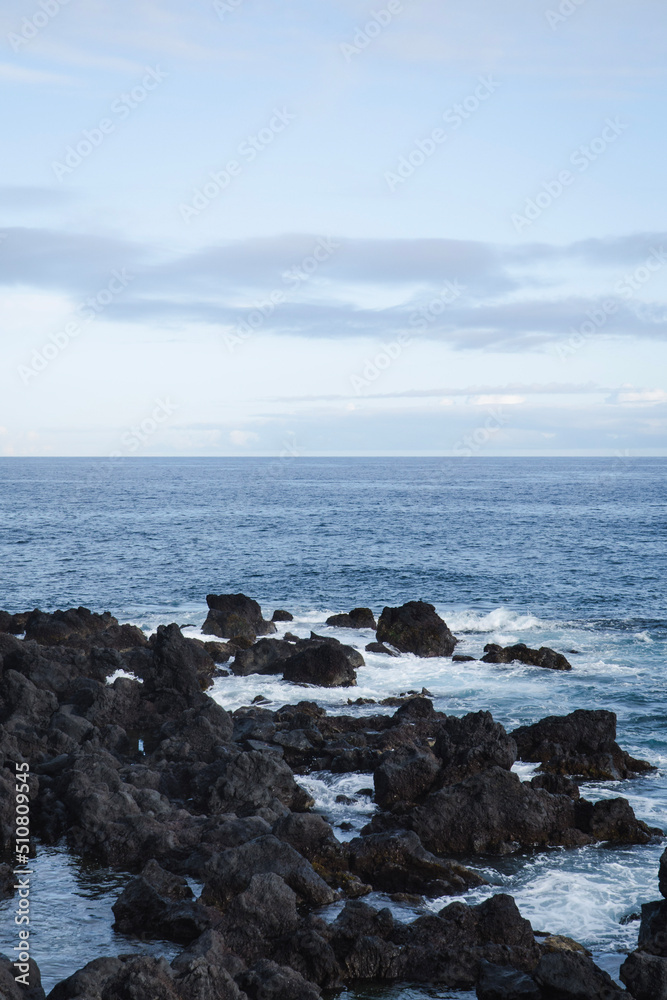 rocks and sea - Azores Portugal