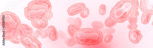 Tableau sur toile Pox, monkeypox or poxviridae virus, background graphic