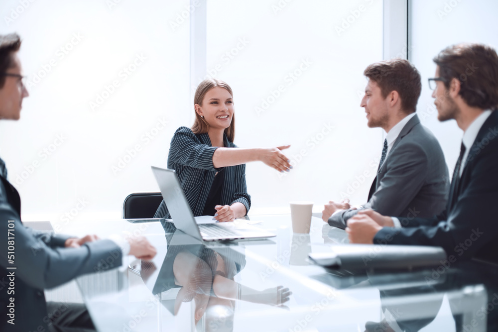 business team discussing ideas for a new project business team discussing ideas for a new project