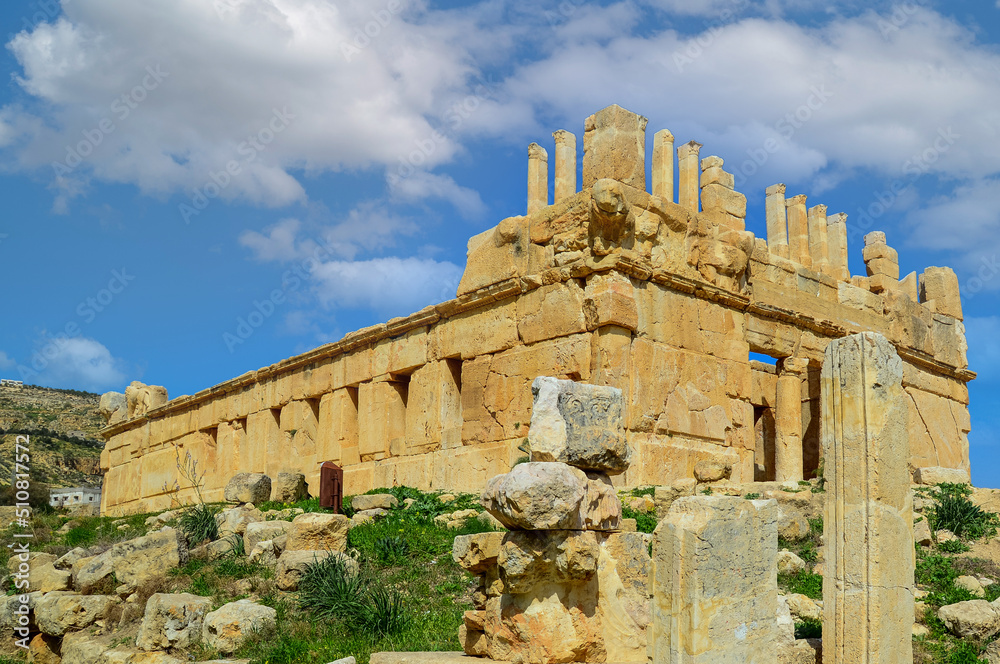 Ruins of the Qasr Al-abd castle in the Jordan