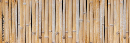 Bamboo fence as texture with parallel sticks