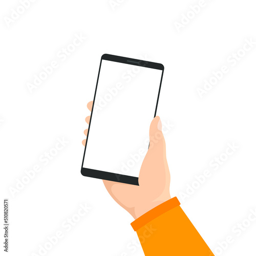 Phone chat messages. Sms notification on mobile phone. Speech bubbles on cellphone screen. People smartphone chatting. Hands with cellphone. Chat message bubbles. Vector with dotwork effect.
