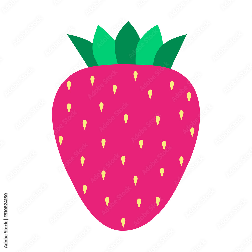Fresh strawberry isolated on white background. Fresh strawberry isolated on white background.