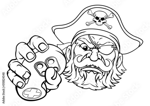 Pirate Gamer Video Game Con...