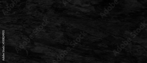 Panorama black marble stone texture for background, Black marble background pattern floor stone tile slab nature, black gold liquid painting, scattered acrylic blobs and swirling stains.