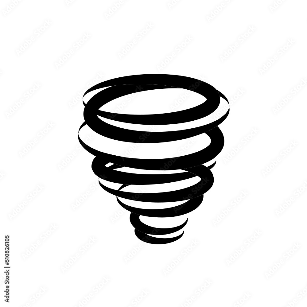 tornado icon vector on white background tornado icon vector on white background