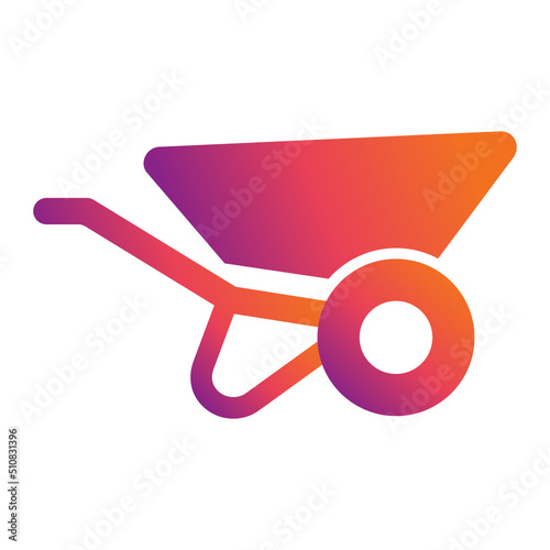 Wheelbarrow Icon