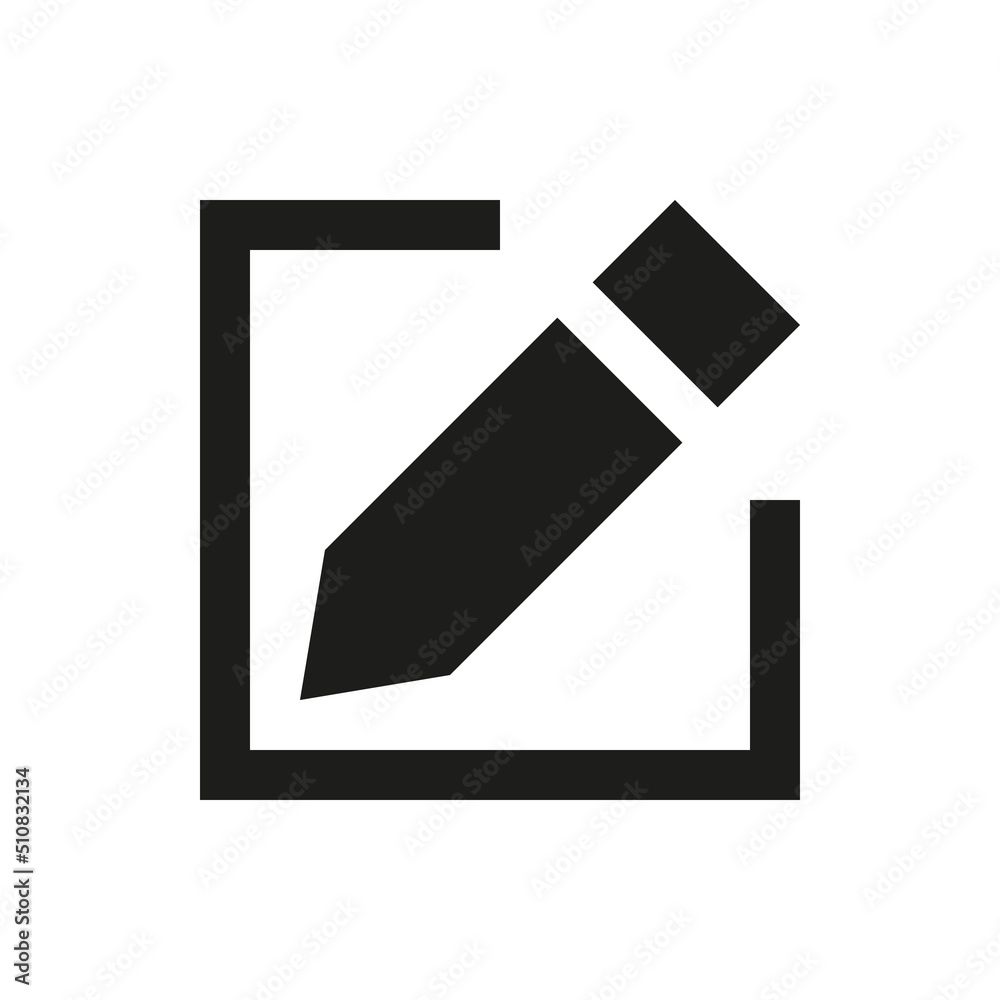Edit message solid icon. Edit pencil glyph vector symbol. Edit message solid icon. Edit pencil glyph vector symbol.