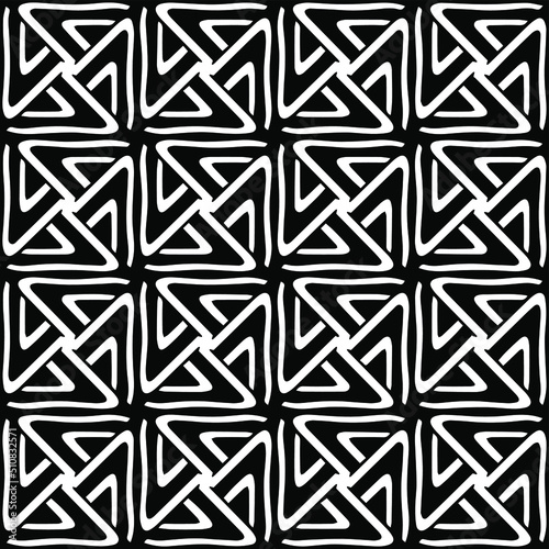 Abstract background with black and white pattern. Unique geometric vector swatch. Perfect for site backdrop, wrapping paper, wallpaper, textile and surface design. 