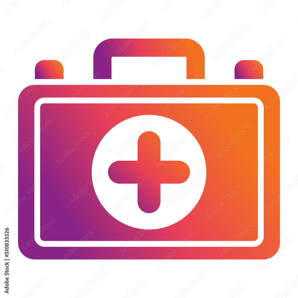 Obraz premium Emergency Kit Icon