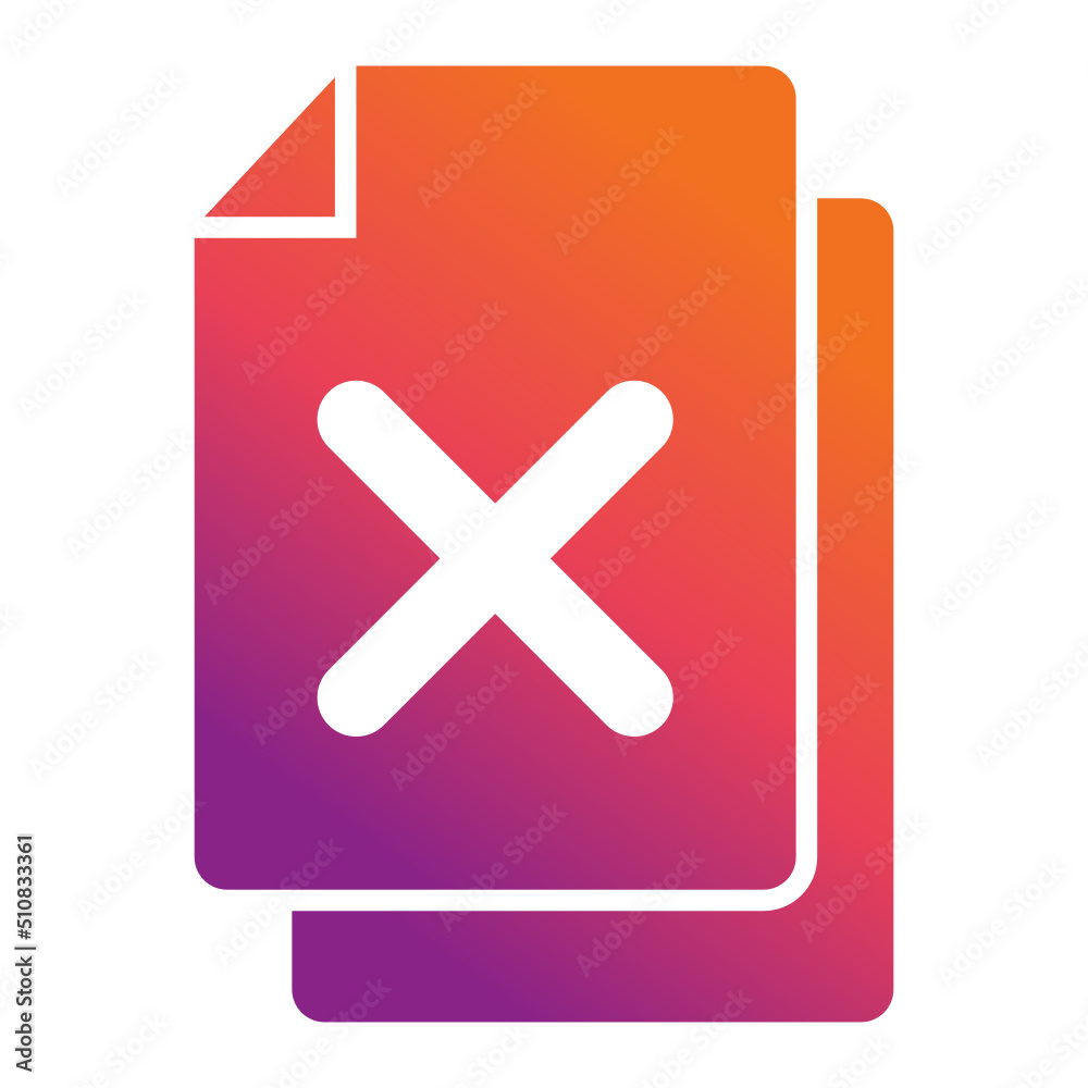 Obraz premium Denied Icon