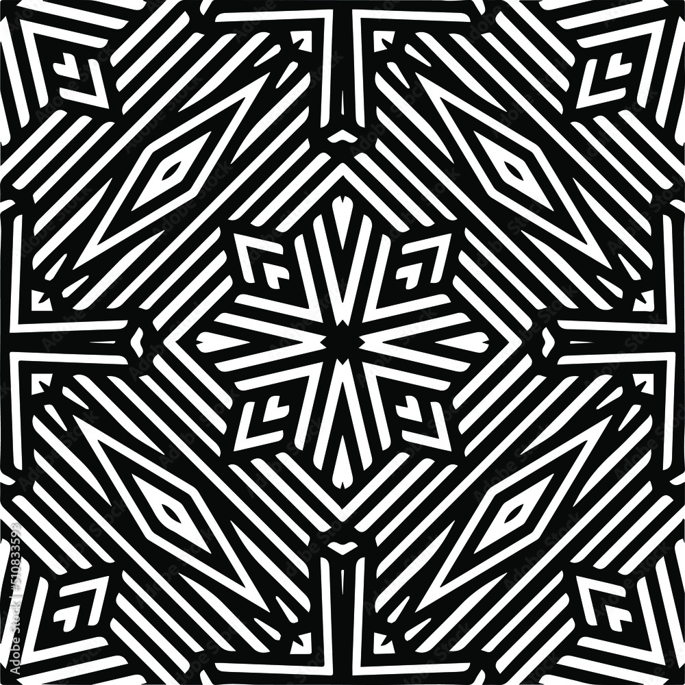 Abstract background with black and white pattern. Unique geometric vector swatch. Perfect for site backdrop, wrapping paper, wallpaper, textile and surface design. Abstract background with black and white pattern. Unique geometric vector swatch. Perfect for site backdrop, wrapping paper, wallpaper, textile and surface design.