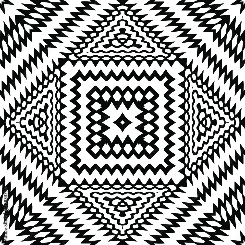 Abstract background with black and white pattern. Unique geometric vector swatch. Perfect for site backdrop, wrapping paper, wallpaper, textile and surface design. Abstract background with black and white pattern. Unique geometric vector swatch. Perfect for site backdrop, wrapping paper, wallpaper, textile and surface design.