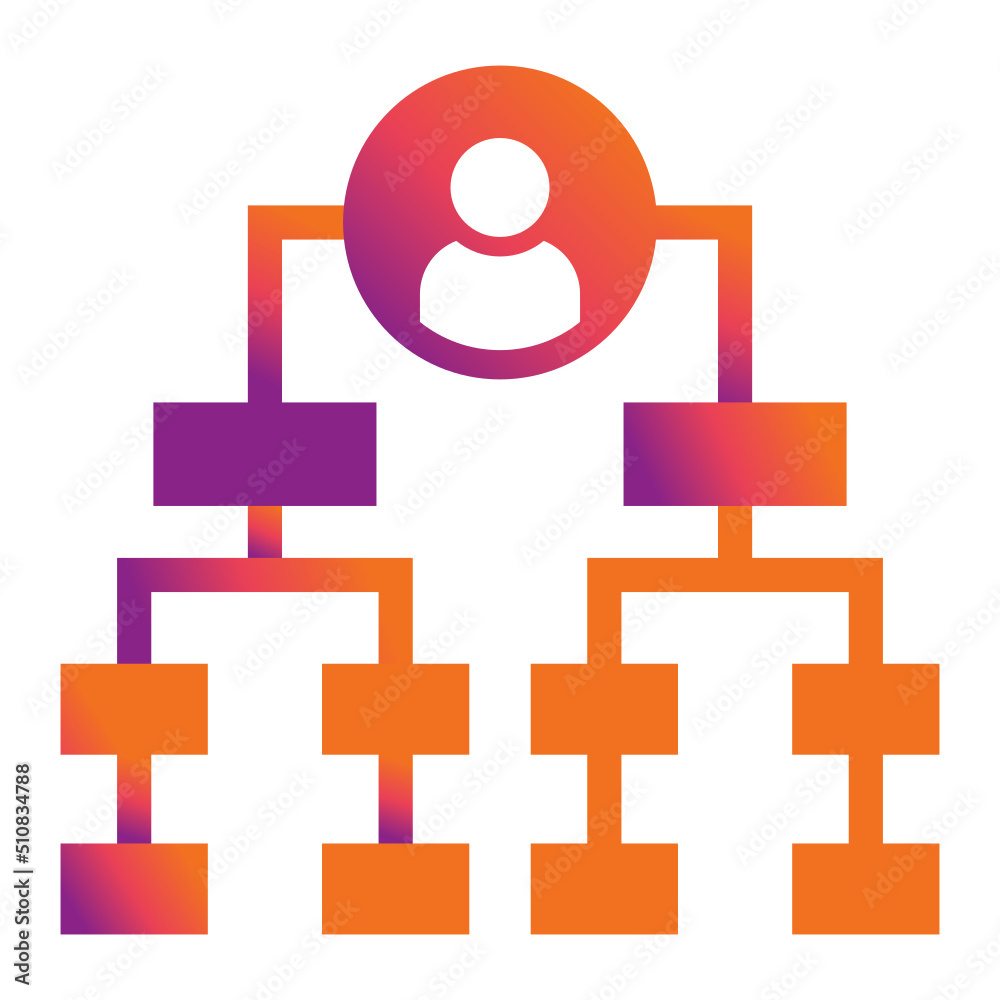 Obraz premium Organization Structure Icon