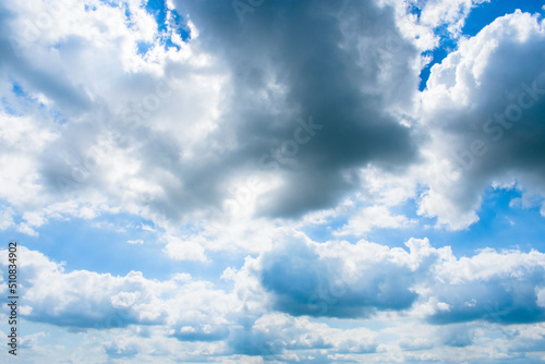 Sky blue background. Sky cloud clear