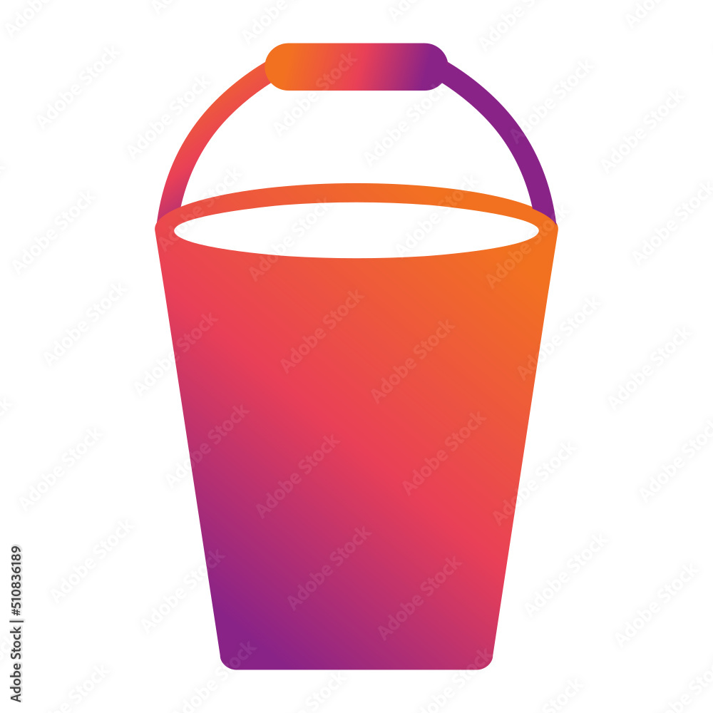 Obraz premium Bucket Icon