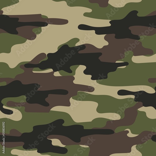 army camouflage. vector print for clothes or print. seamless pattern
