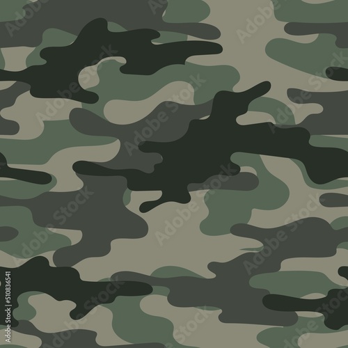 modern army vector camouflage print, seamless pattern for clothing headband or print.