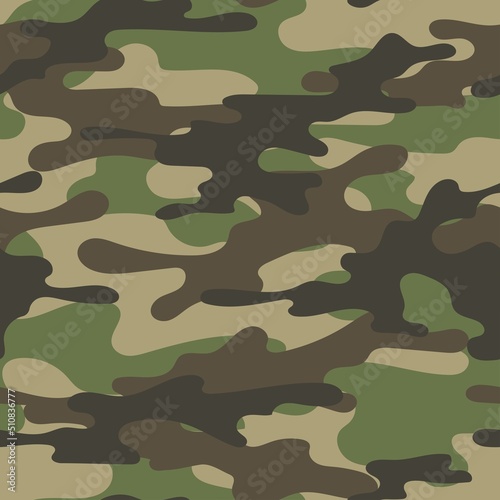 military camouflage. vector print for clothes or print. seamless pattern
