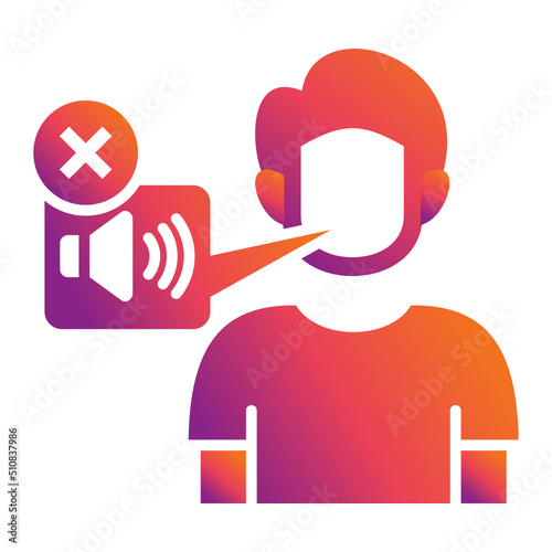 Inability To Speak Icon