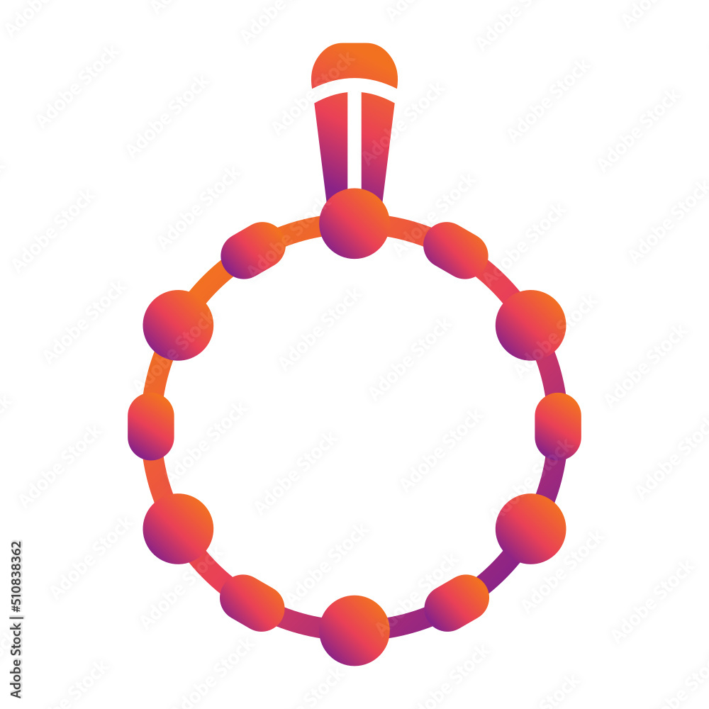 Obraz premium Beads Icon