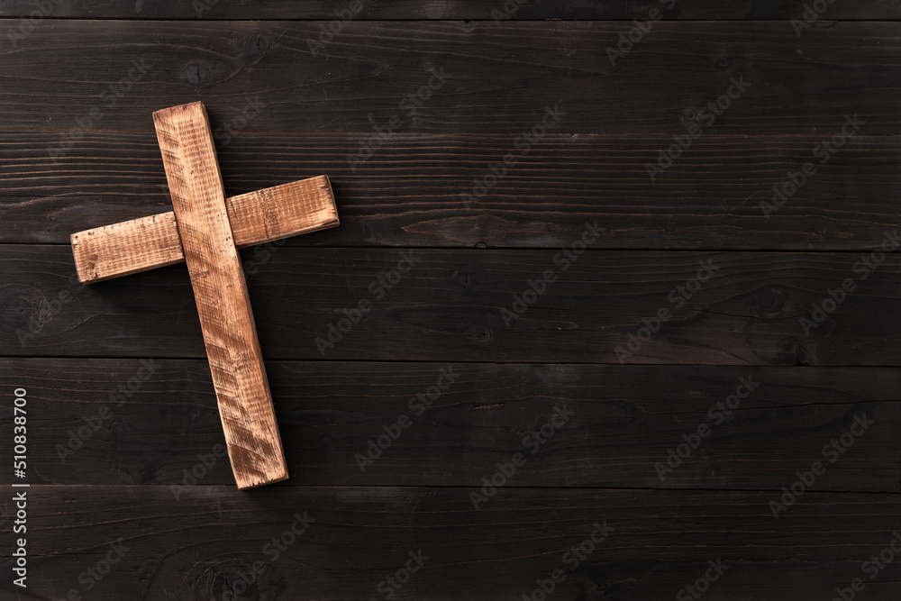 Wooden Christian cross