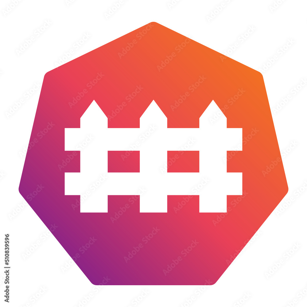 Obraz premium Level Crossing Icon