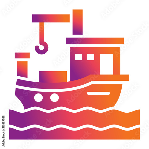 Fishing Boat Icon
