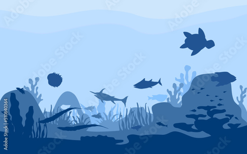 underwater world illustration photo