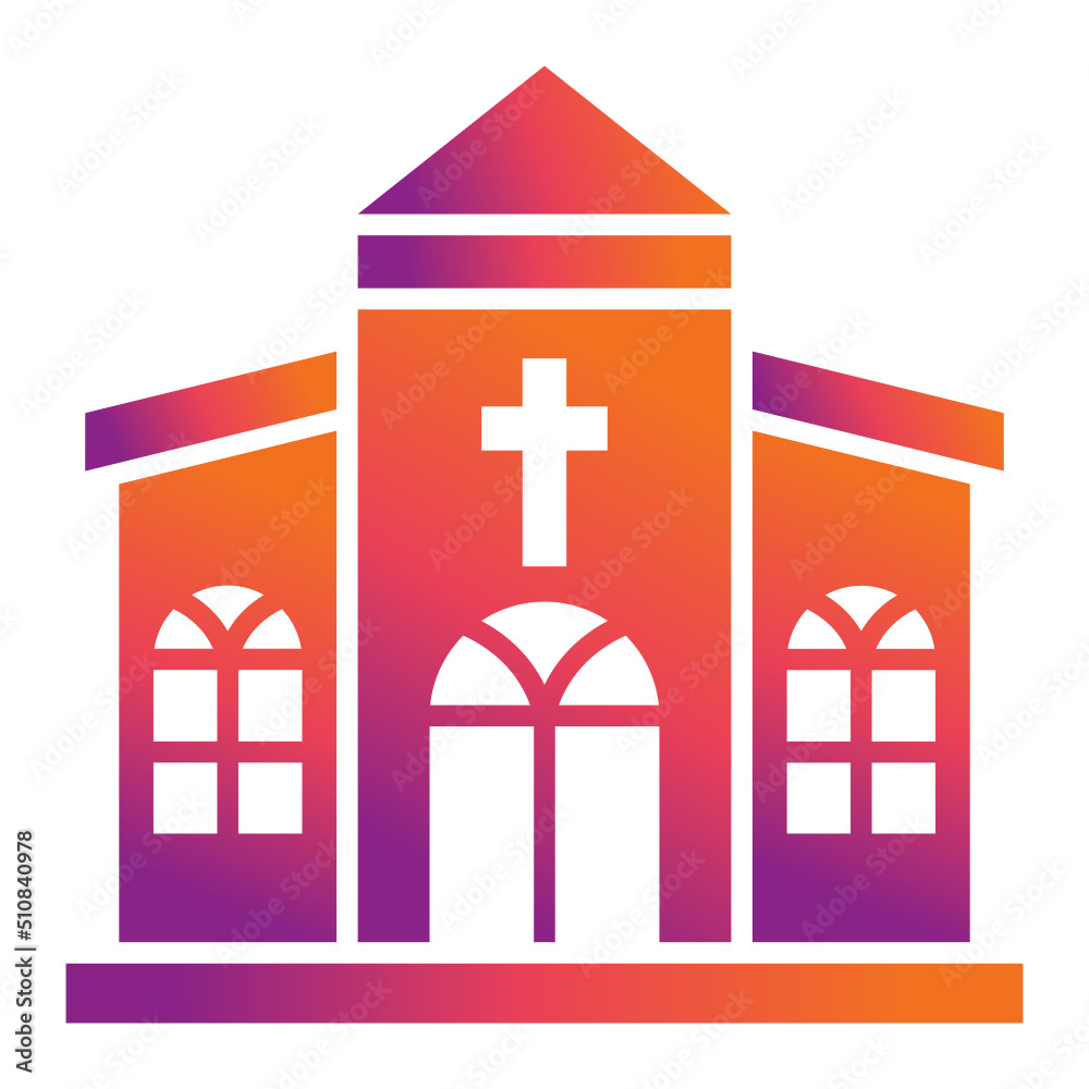Obraz premium Church Icon