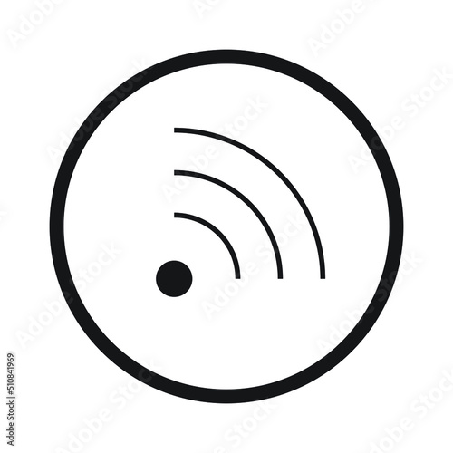 wireless vector icon for website symbol presentation