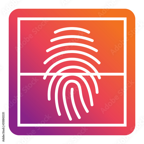 Fingerprint Scanner Icon