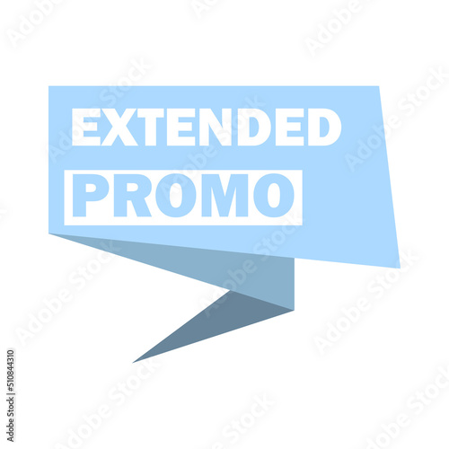 Sticker Extended promo, concept offer