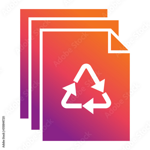 Recycled Paper Icon