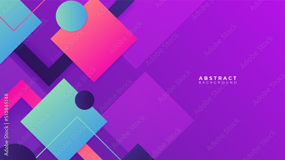 Abstract colorful purple pink shapes presentation background Abstract colorful purple pink shapes presentation background