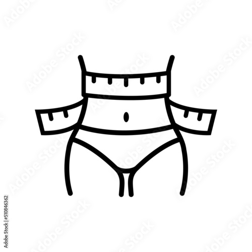 Creative Diet icon for web design, apps, software, print usage.