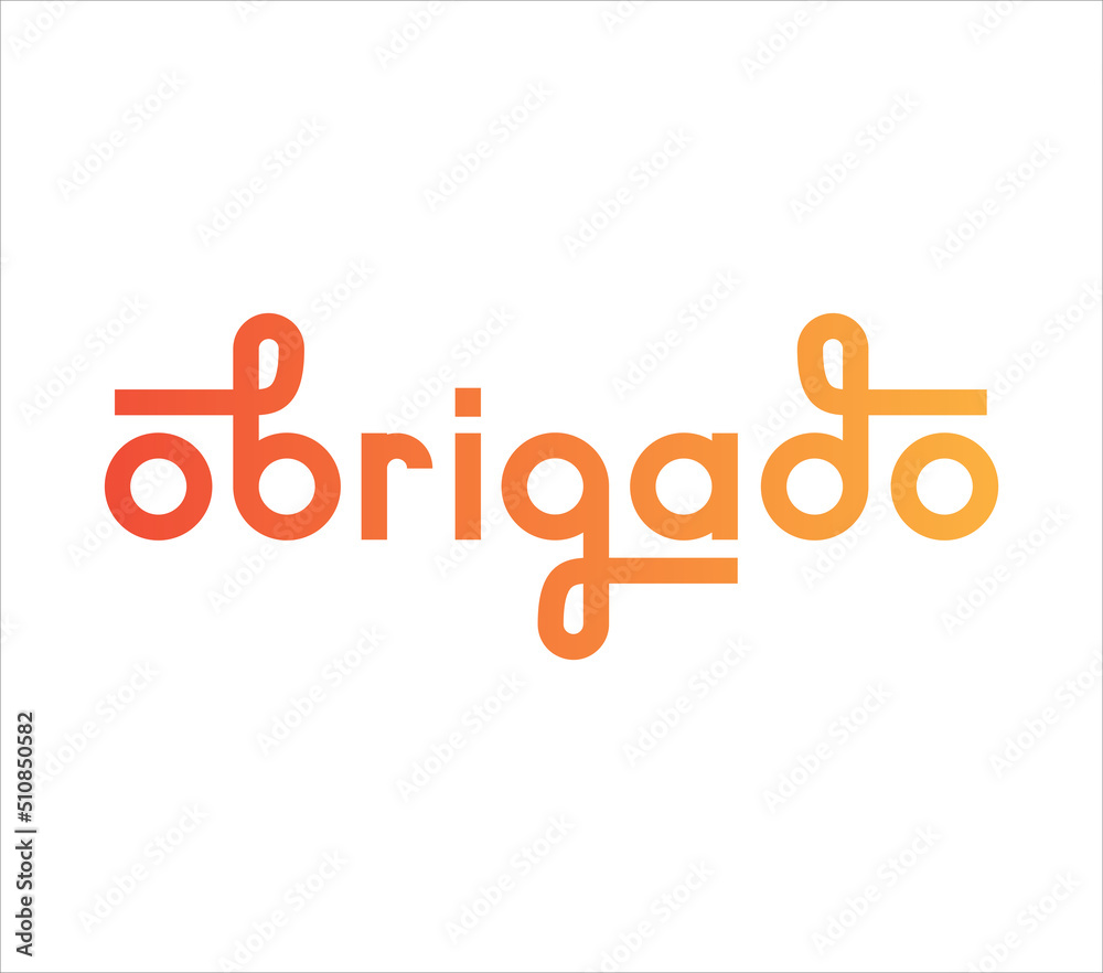 obrigado portugal thank you in portuguese unique design font obrigado portugal thank you in portuguese unique design font