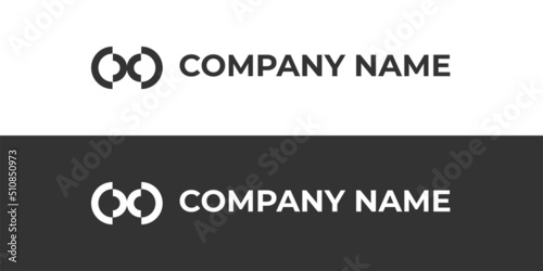 Logo company monochrome logo design logo template x logo xo logo logo company business logo Premium Vector