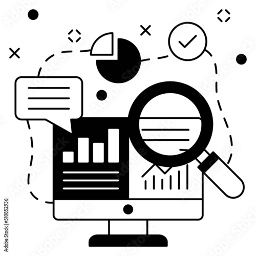 operating cost decision based on investment profit Concept, financial decisions vector icon design, business corporation symbol, Joint partnerships Sign, Sales and Marketing management stock 