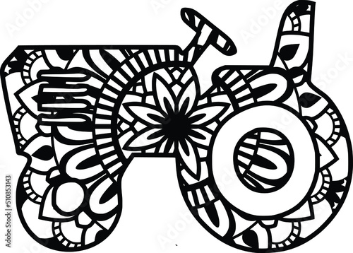 Mandala design. You can change the color and size of the design. Will fit well as a design on a shirt or in your shadow box. You can also use laser cutters like Cricut, Glowforge
