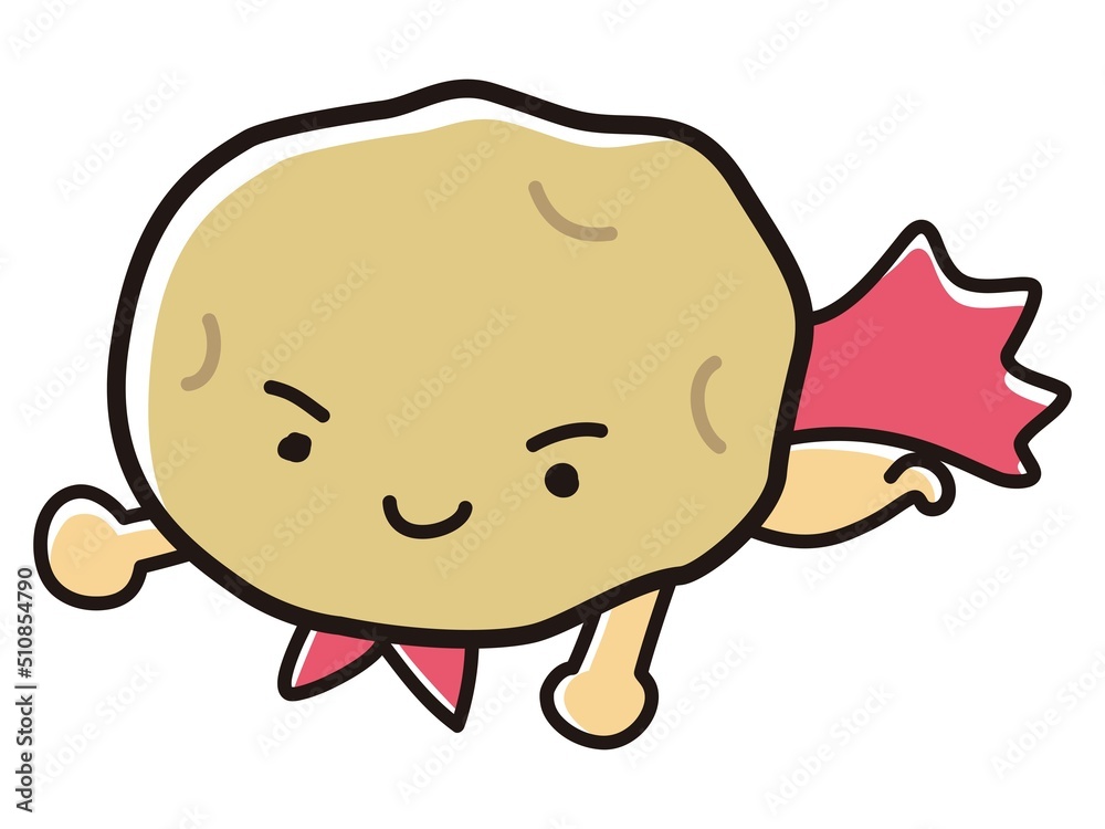 じゃがいものキャラクターのイラスト じゃがいものキャラクターのイラスト