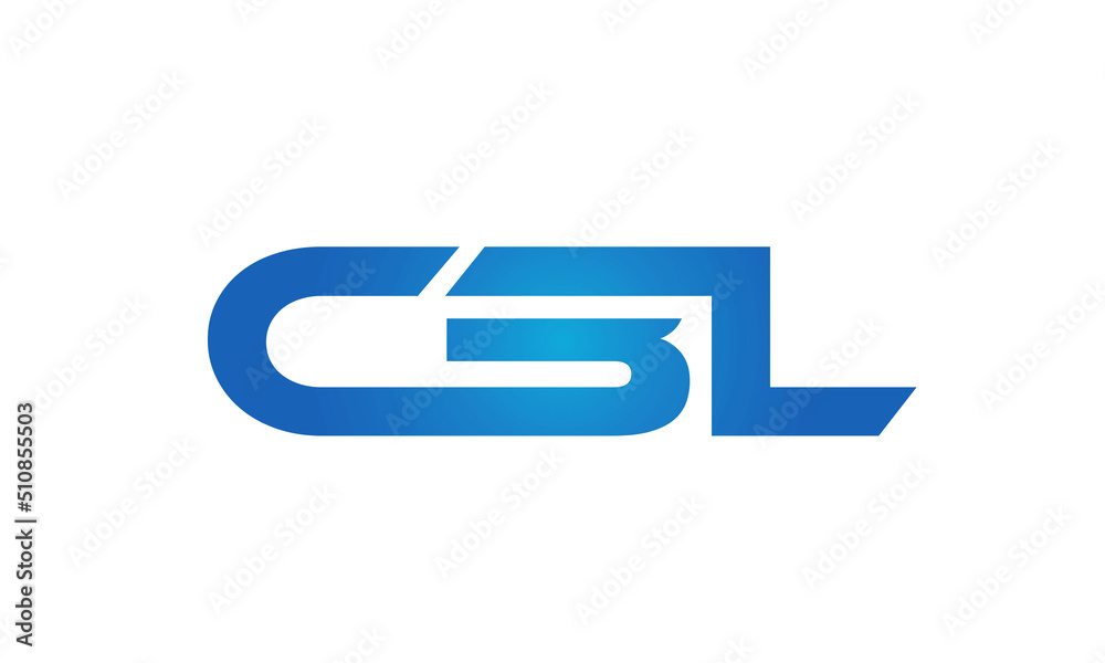 Connected CBL Letters logo Design Linked Chain logo Concept Connected CBL Letters logo Design Linked Chain logo Concept