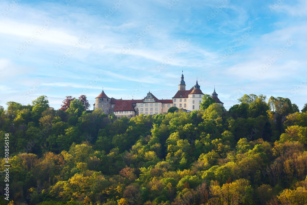  The Castle Langenburg, Hohenlohe Region, Baden-Württemberg, Germany, Europe