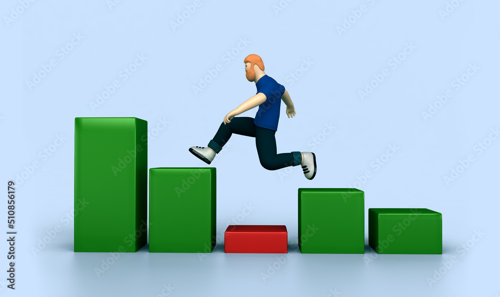 cartoon red hear man. Earning, saving and investing money concept. 3d render 3d rendering illustration cartoon red hear man. Earning, saving and investing money concept. 3d render 3d rendering illustration